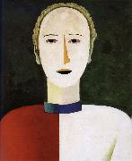 Kasimir Malevich Head of female oil on canvas